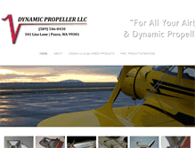 Tablet Screenshot of dynamicpropeller.com
